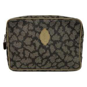 Saint Laurent YvesSaintLaurent Clutch Bag Black Brown Gray-Beige